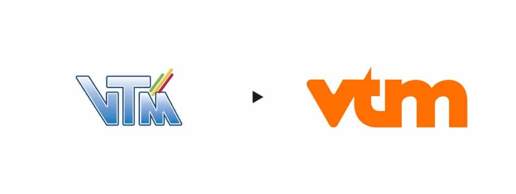 Het oude logo van VTM