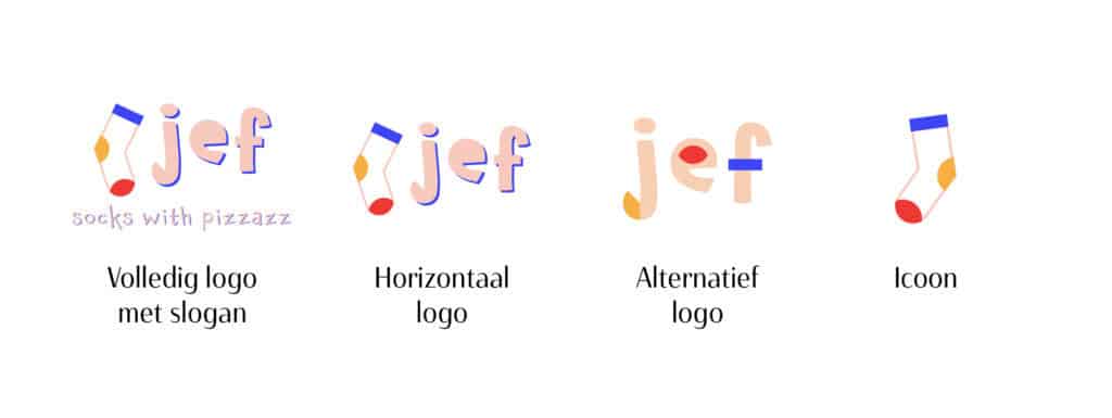 Verschillende Logo Varianten